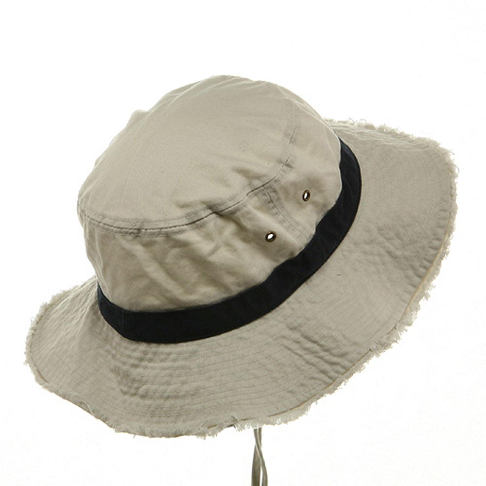 Washed Frayed Bucket Hats