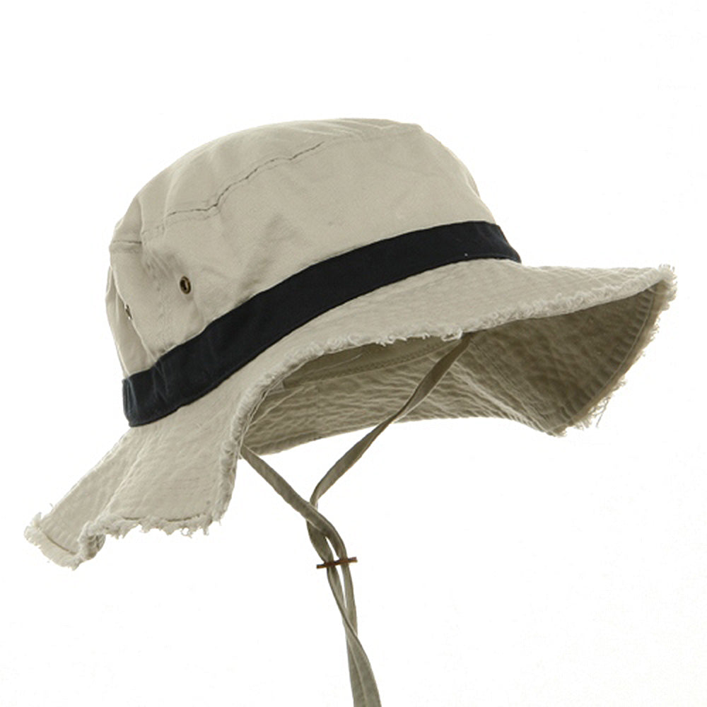 Washed Frayed Bucket Hats