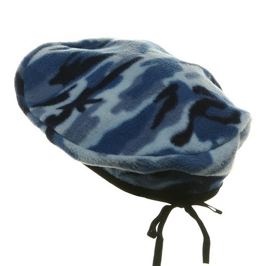 Camo Fleece Beret