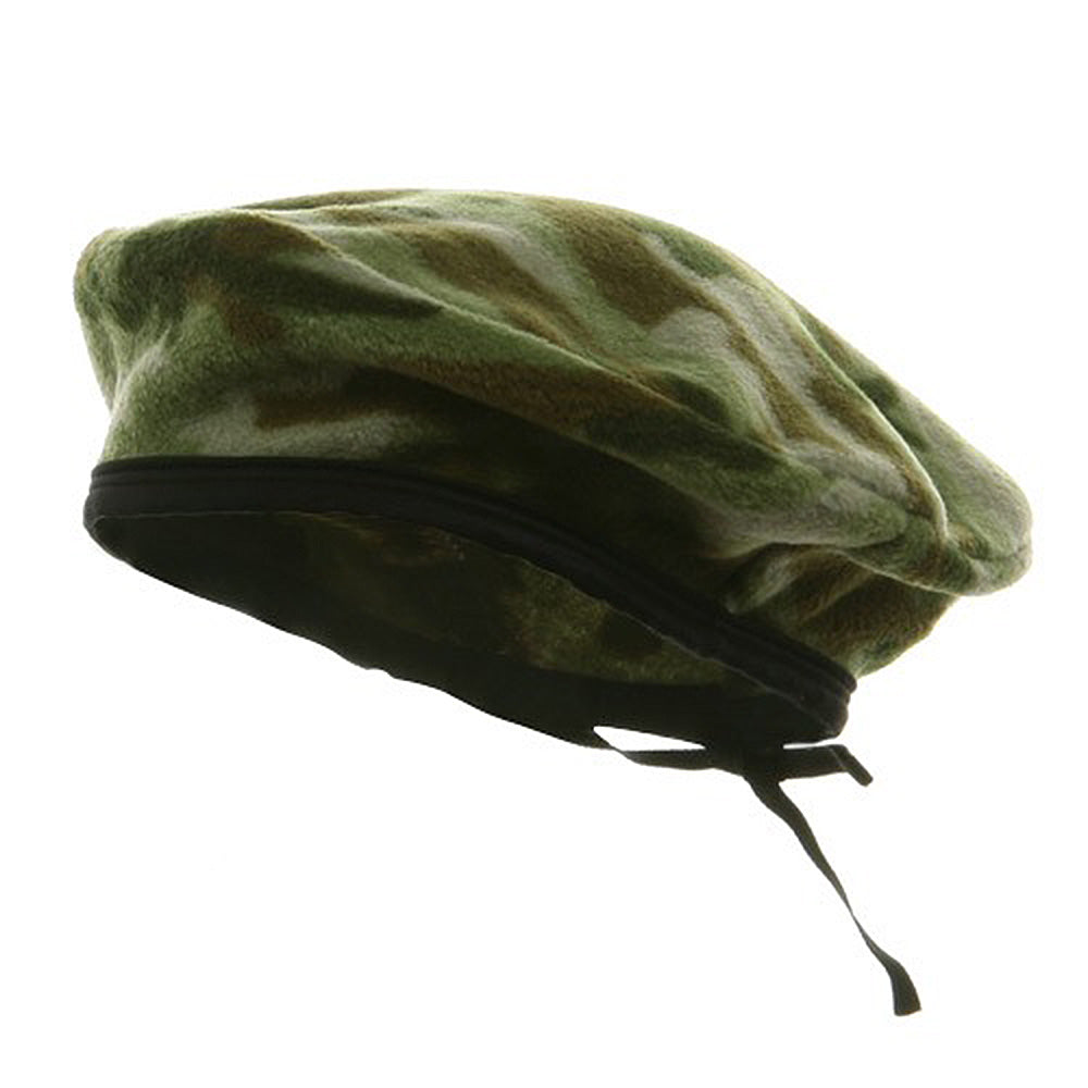 Camo Fleece Beret