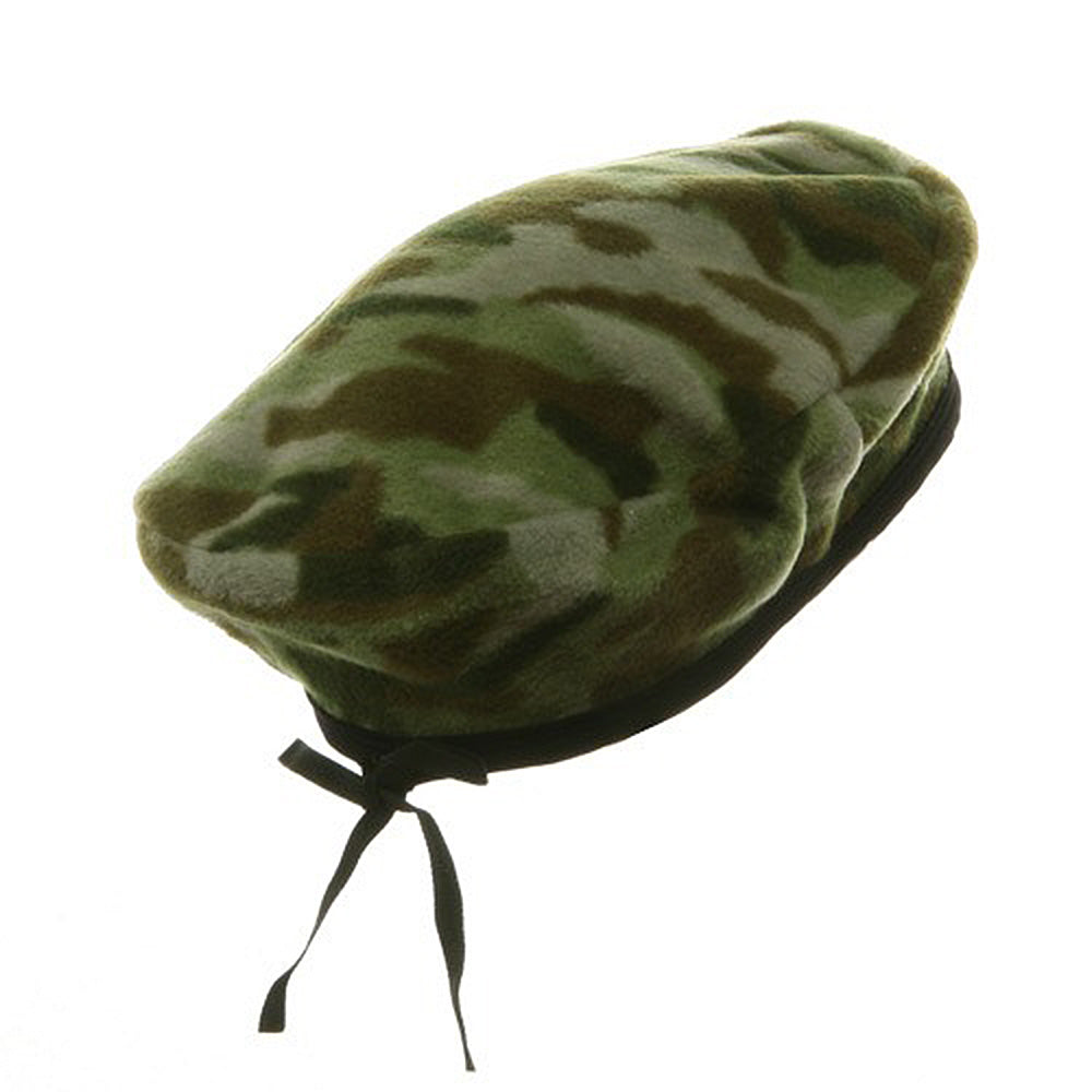Camo Fleece Beret