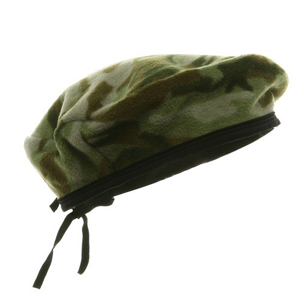 Camo Fleece Beret