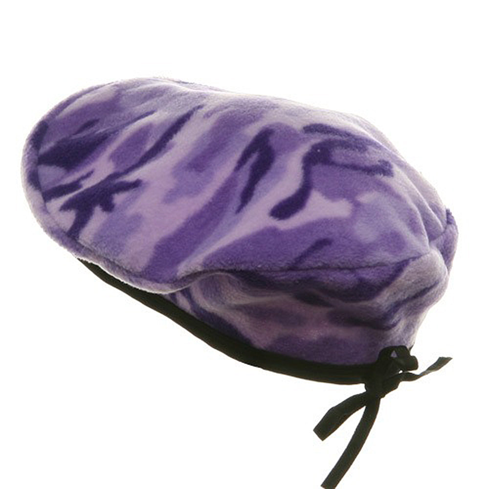Camo Fleece Beret