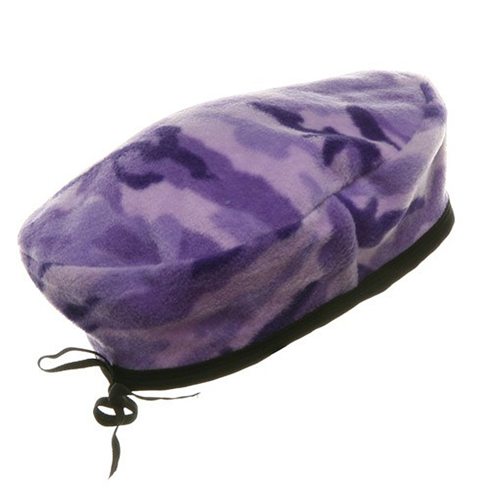 Camo Fleece Beret