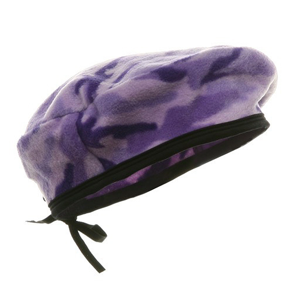 Camo Fleece Beret