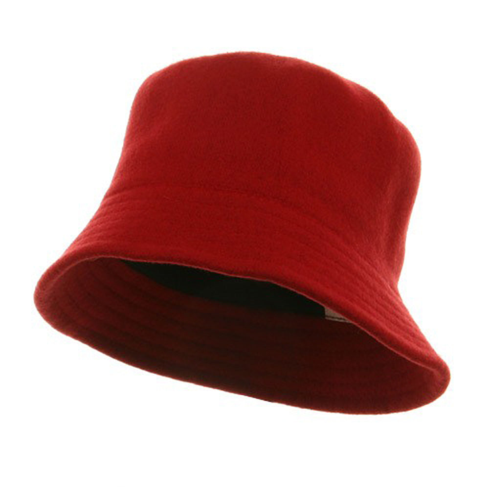 Wool Bucket Hat with Stitches