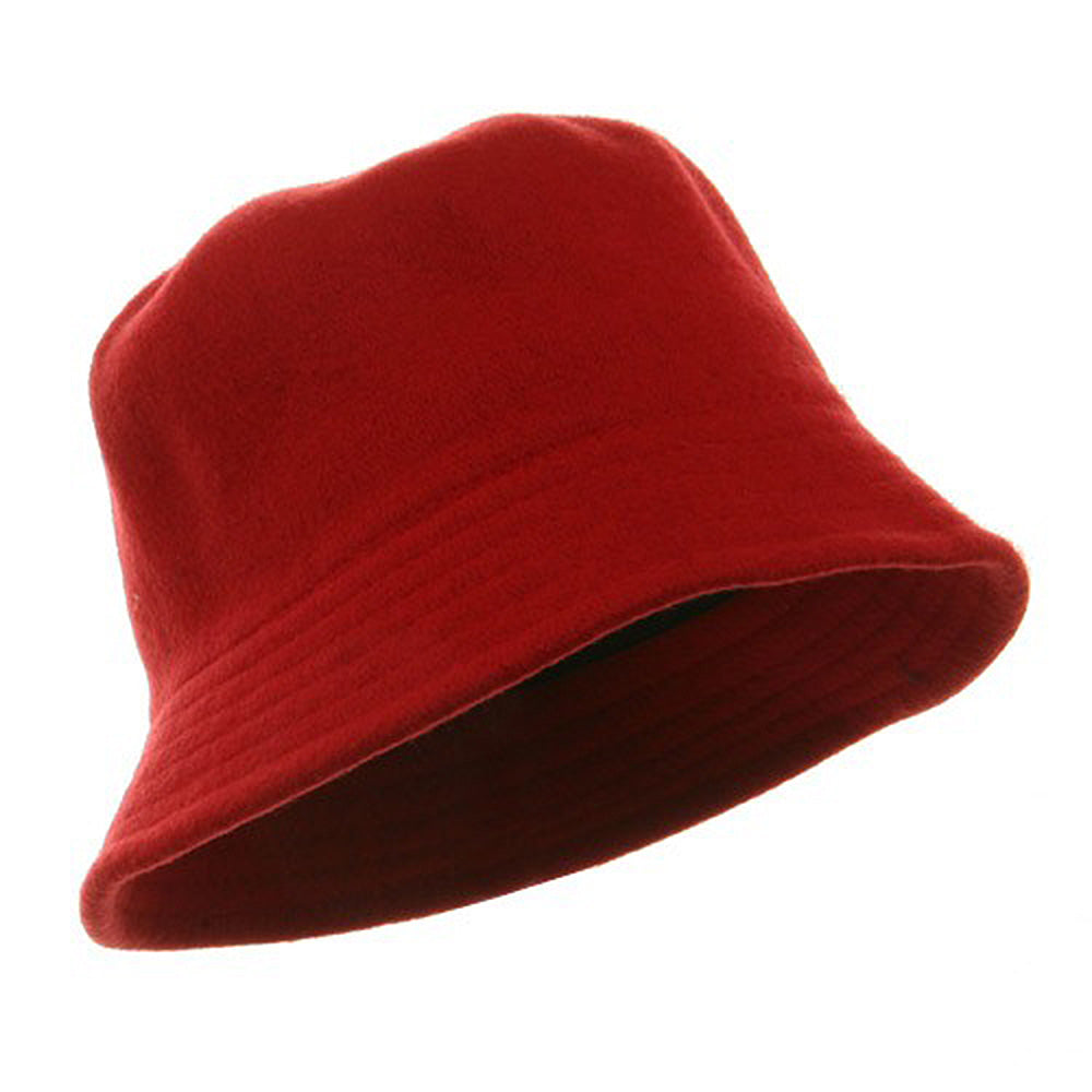 Wool Bucket Hat with Stitches