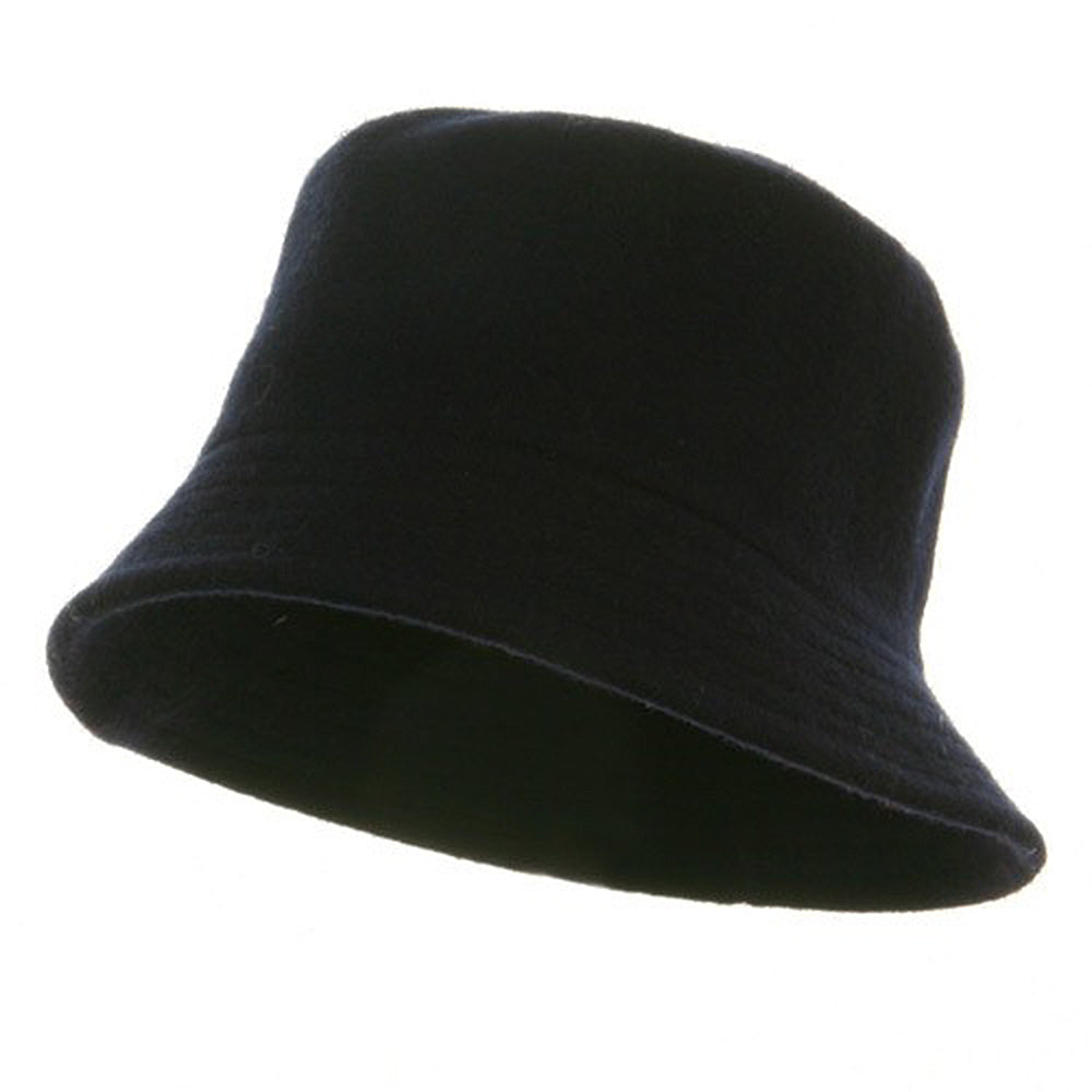 Wool Bucket Hat with Stitches
