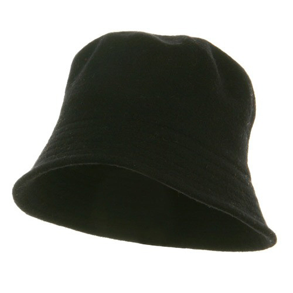 Wool Bucket Hat with Stitches