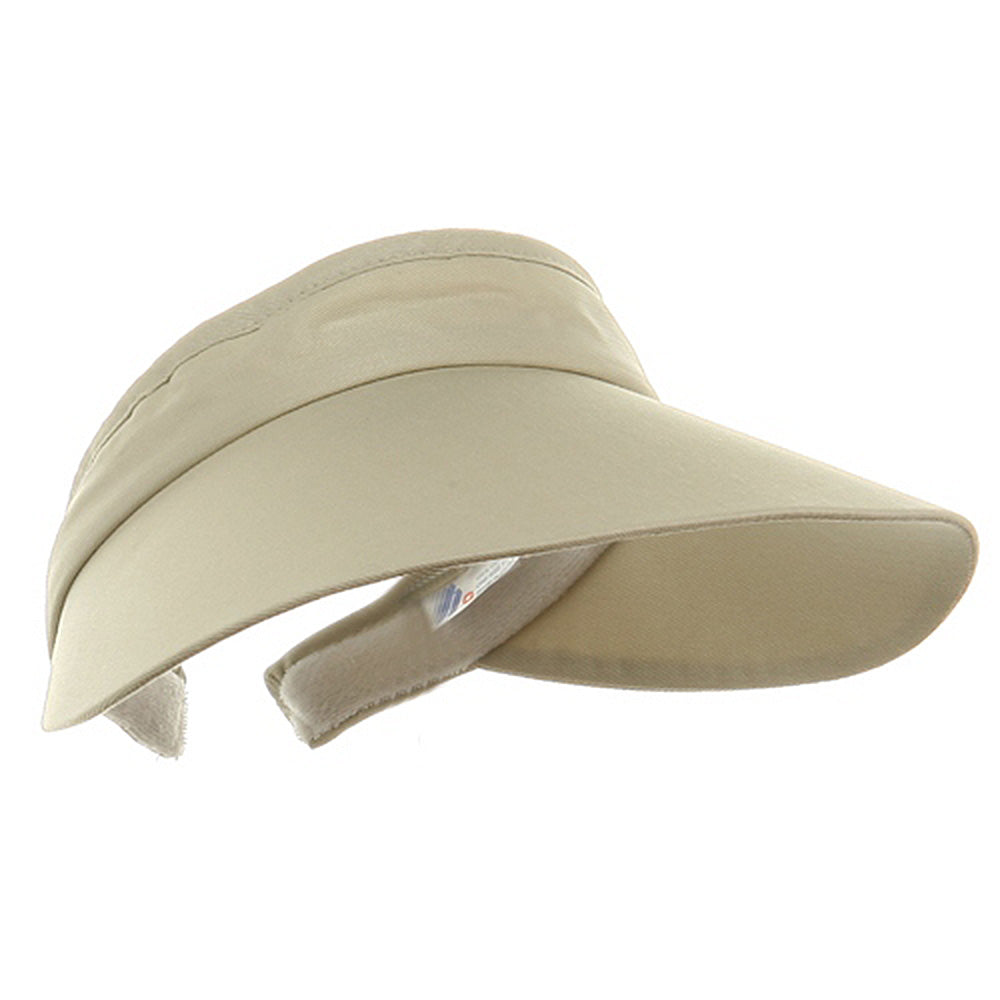 Large Peak Twill Clip Ons