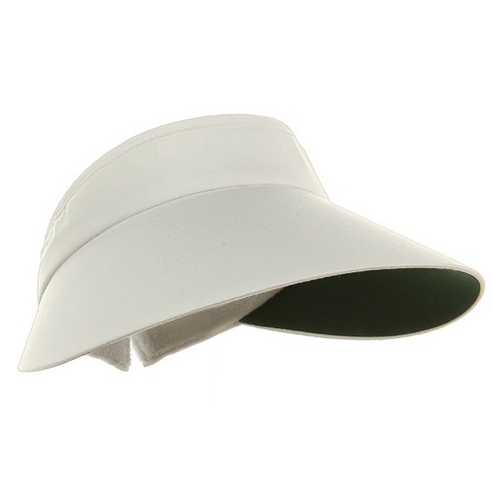 Large Peak Twill Clip Ons