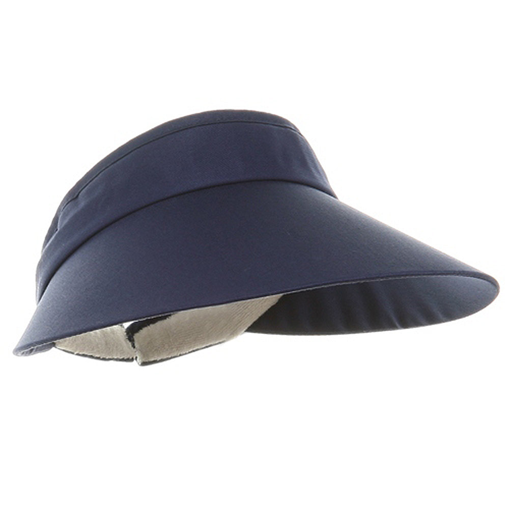 Large Peak Twill Clip Ons