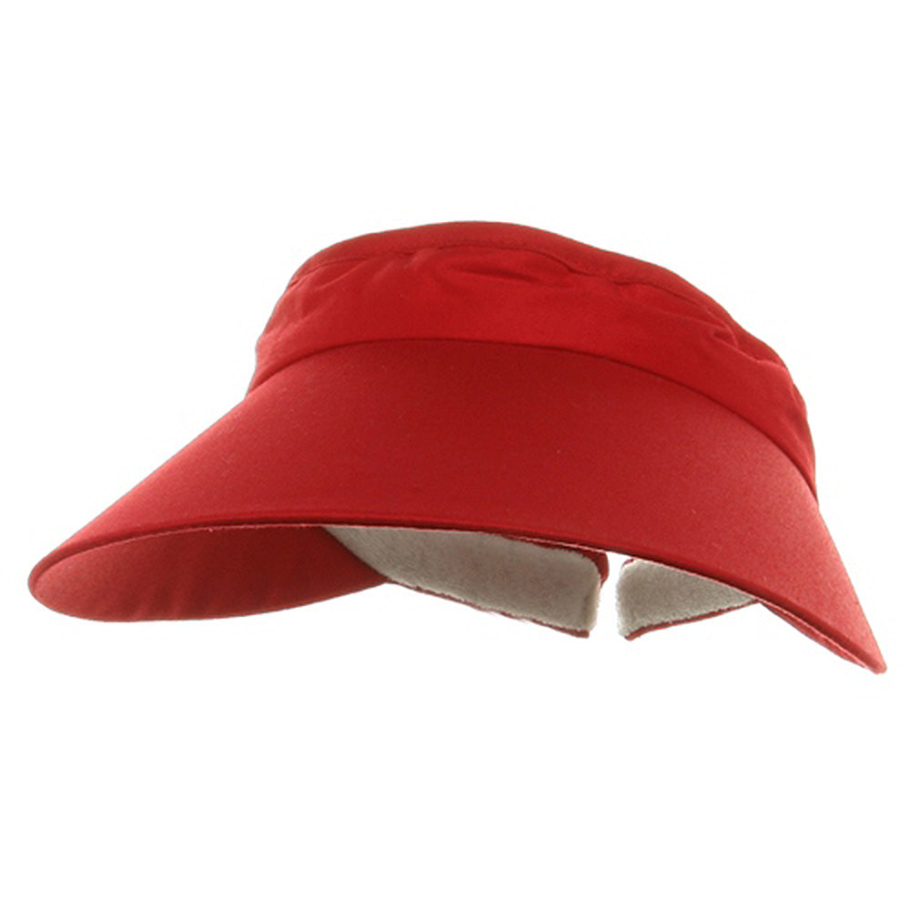 Large Peak Twill Clip Ons