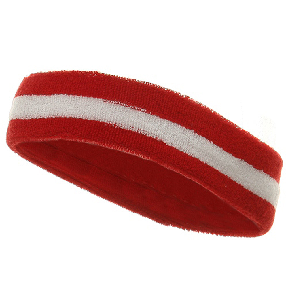 Terry Stripe Headband