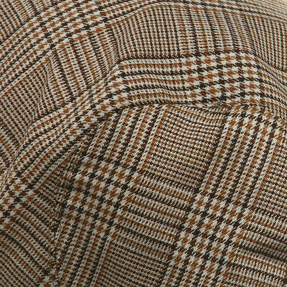 Big Size Elastic Plaid Fashion Ivy Cap