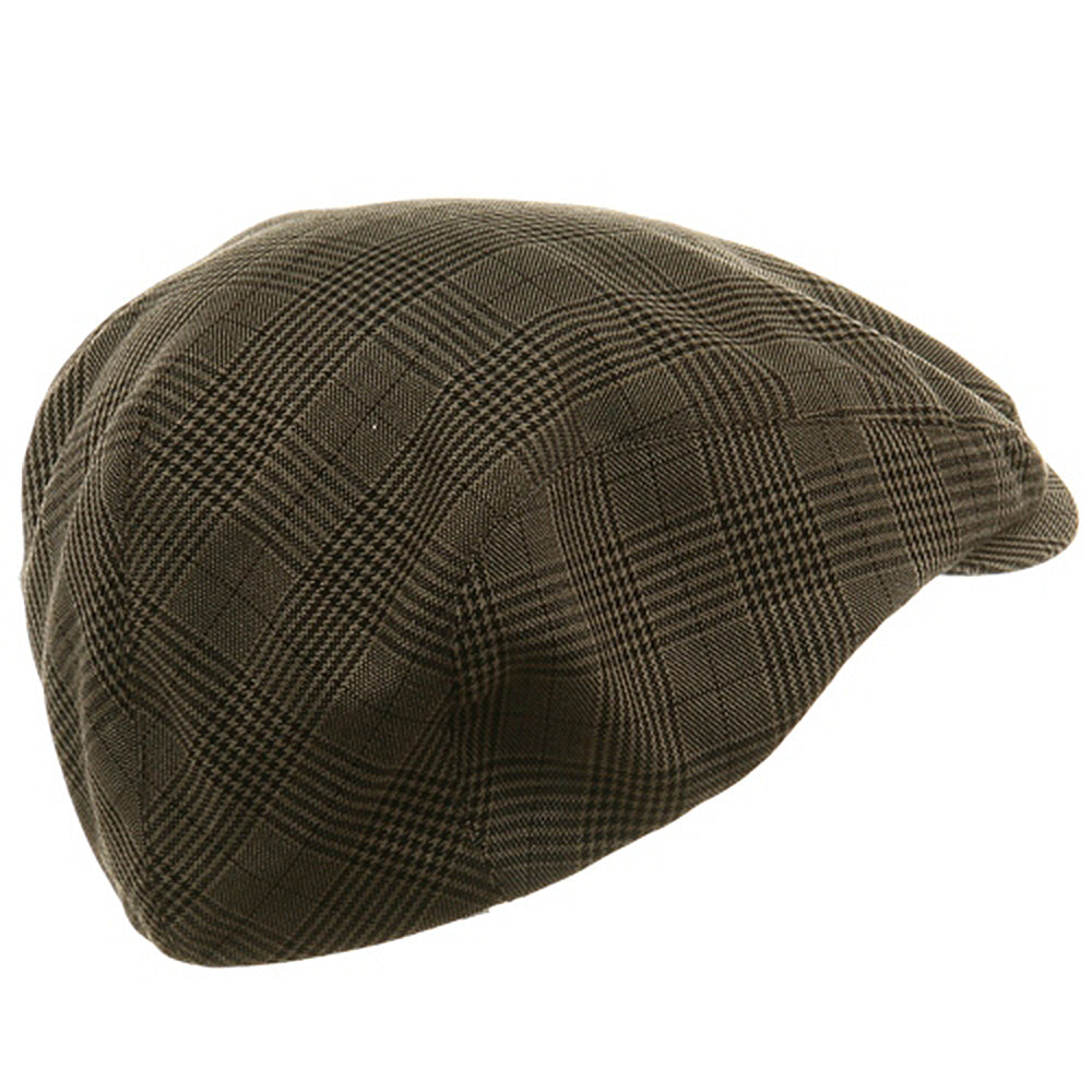 Big Size Elastic Plaid Fashion Ivy Cap