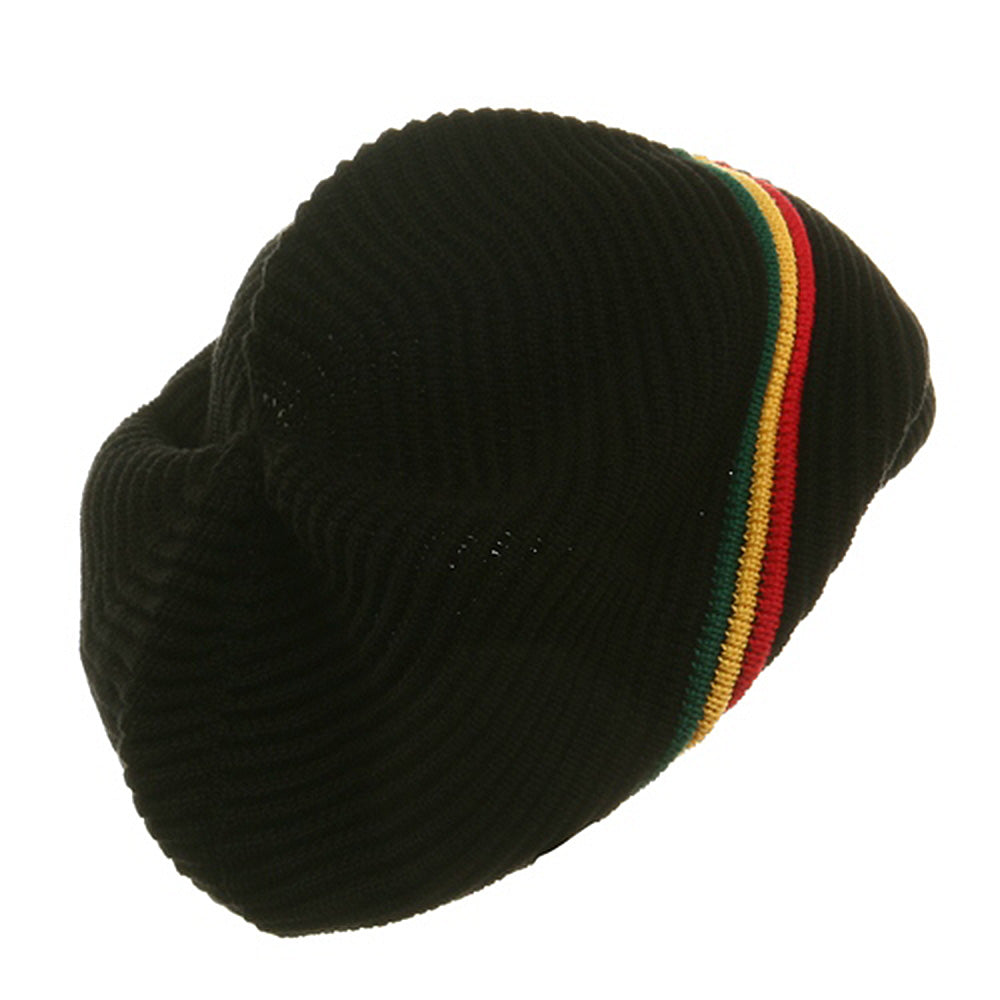 Big Size Medium Crown New Rasta Beanie Hat
