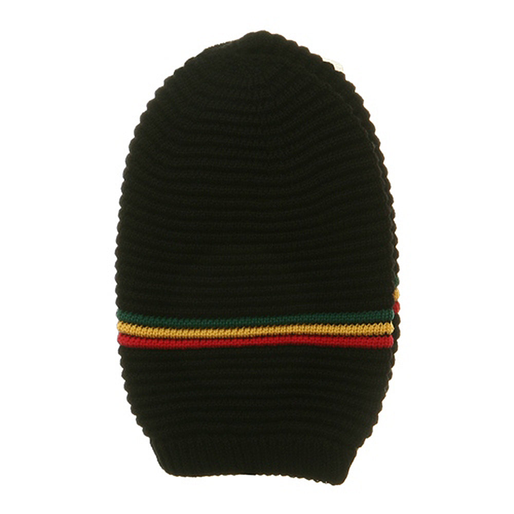Big Size Medium Crown New Rasta Beanie Hat