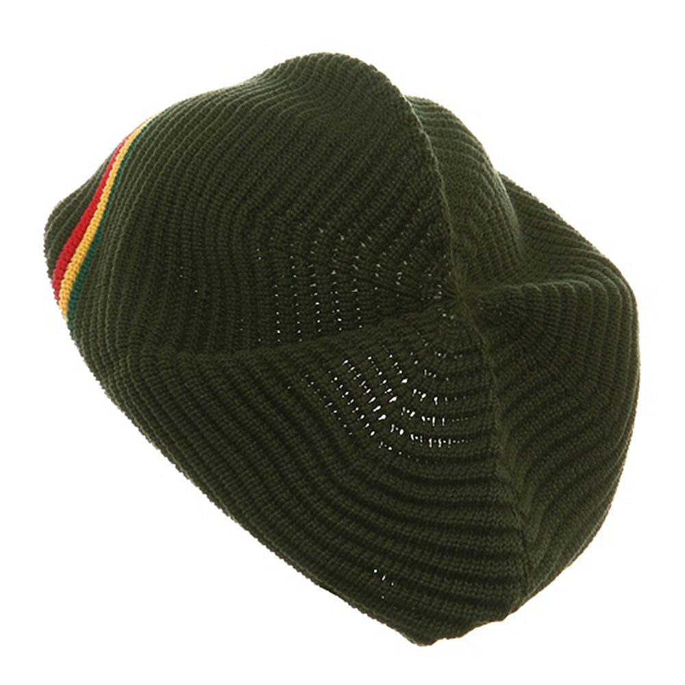 Big Size Medium Crown New Rasta Beanie Hat