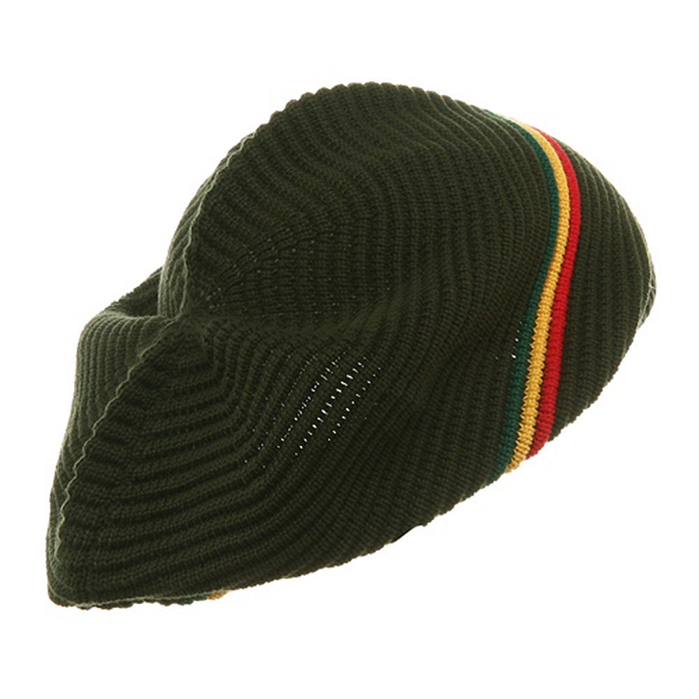 Big Size Medium Crown New Rasta Beanie Hat