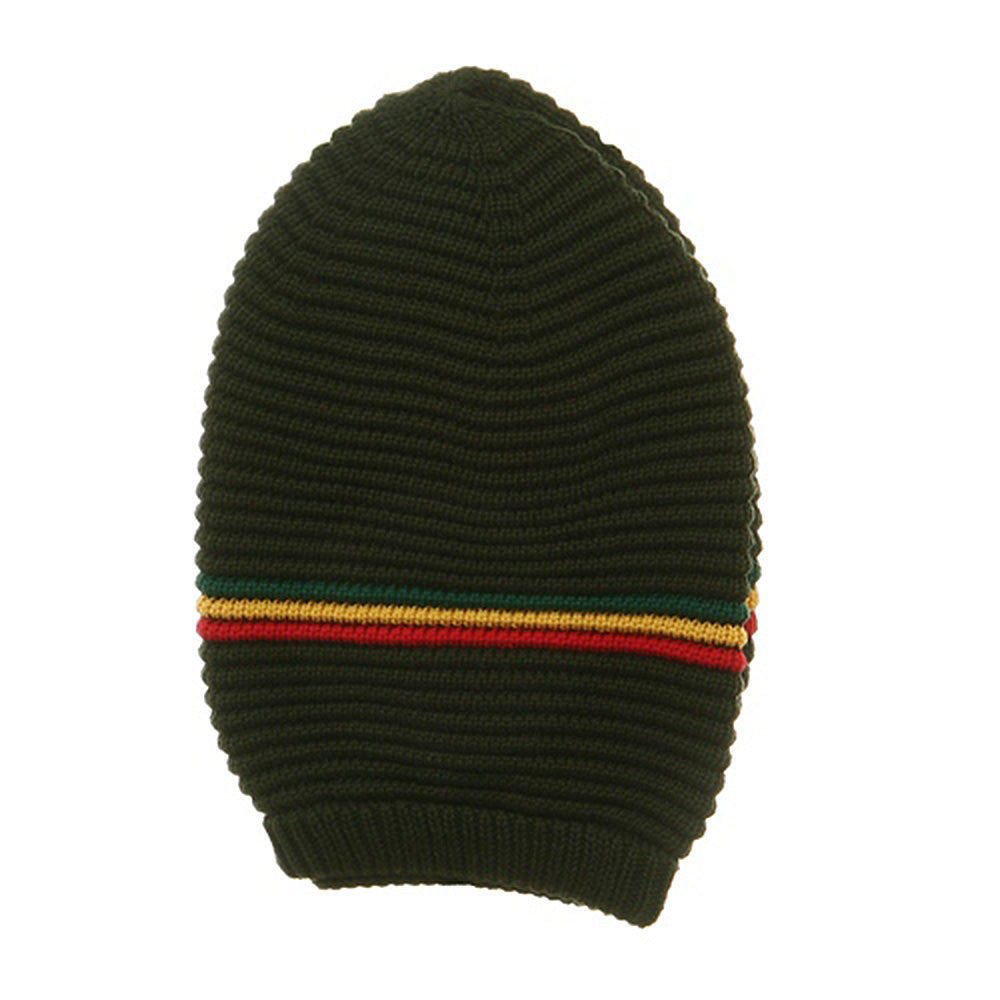 Big Size Medium Crown New Rasta Beanie Hat