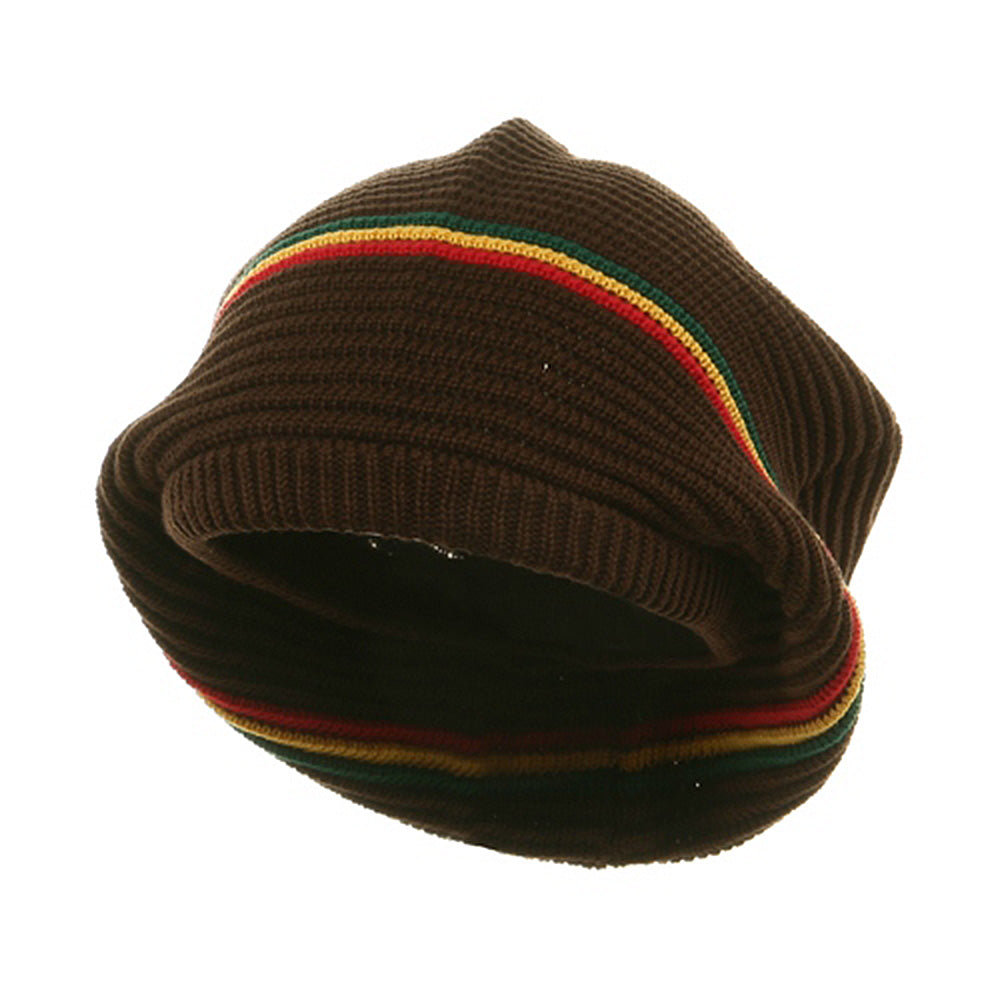Big Size Medium Crown New Rasta Beanie Hat