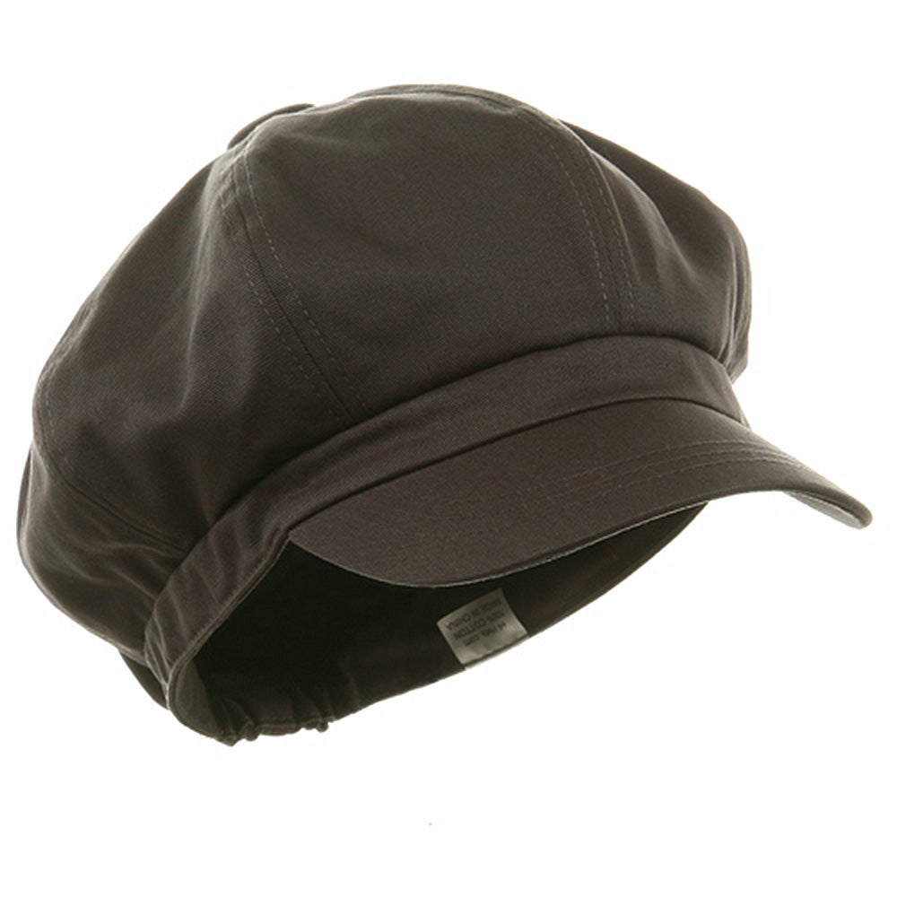 Big Size Cotton Newsboy Hat