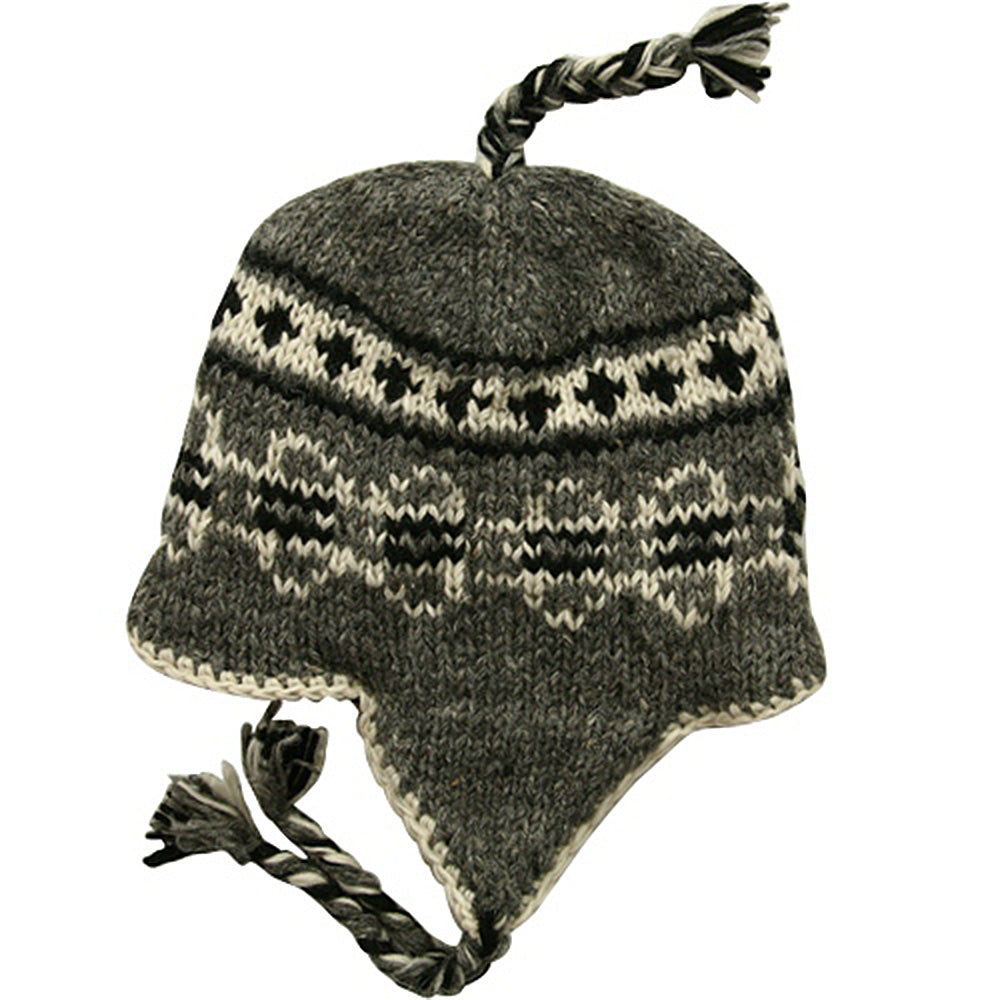 Ring Jacquard Knitting Beanie