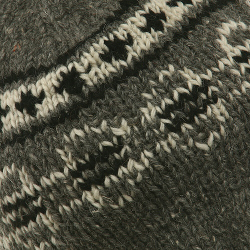 Ring Jacquard Knitting Beanie