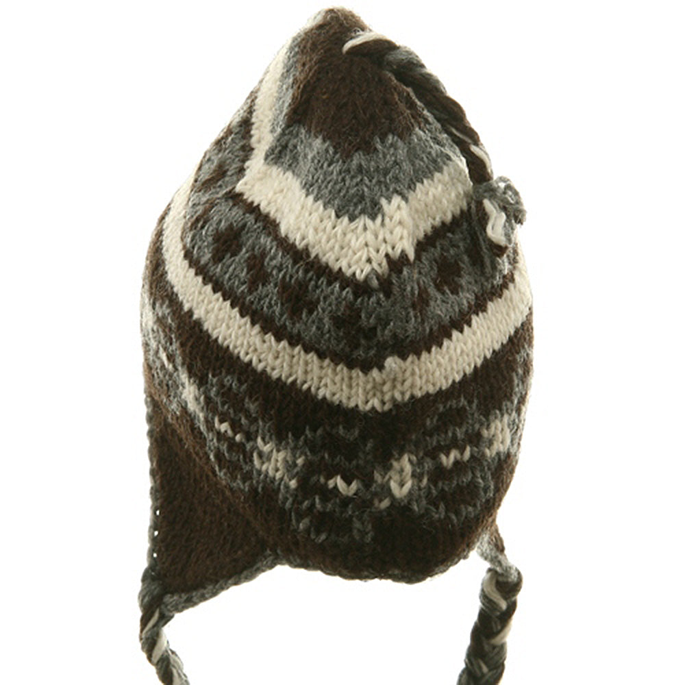 Ring Jacquard Knitting Beanie