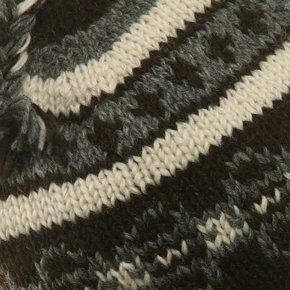 Ring Jacquard Knitting Beanie