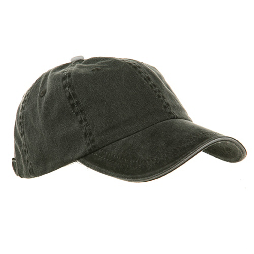 Low Profile Washed Side Zipper Pocket Cap