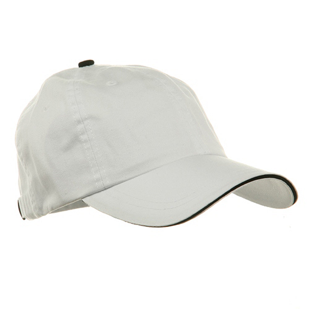 Low Profile Washed Side Zipper Pocket Cap