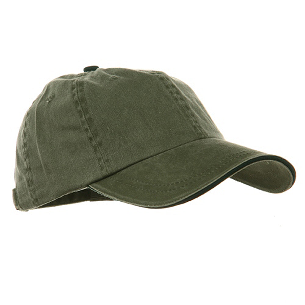 Low Profile Washed Side Zipper Pocket Cap