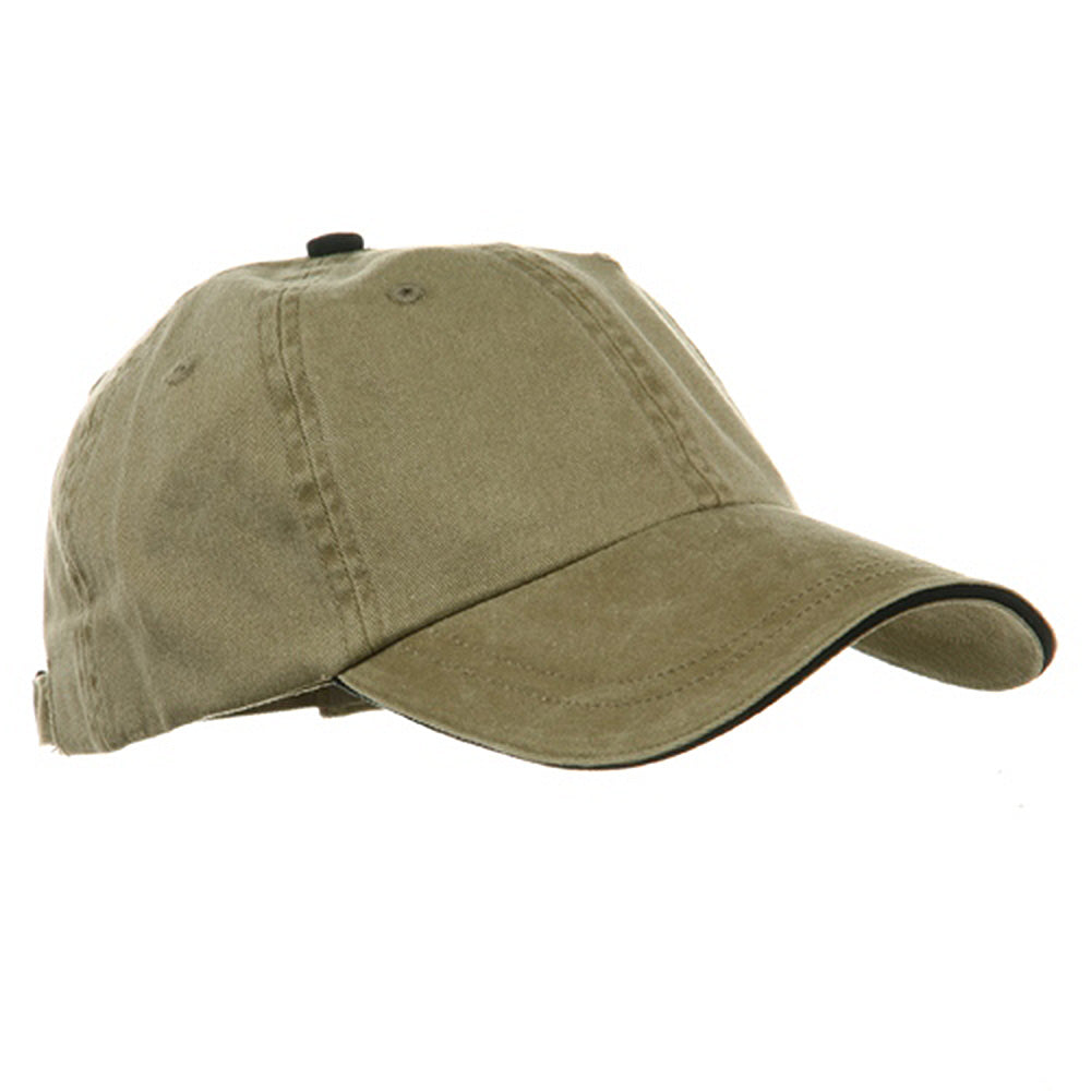 Low Profile Washed Side Zipper Pocket Cap