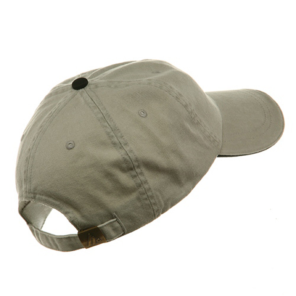 Low Profile Washed Side Zipper Pocket Cap