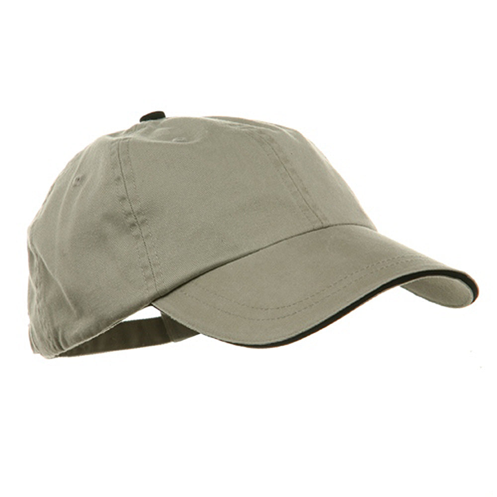 Low Profile Washed Side Zipper Pocket Cap