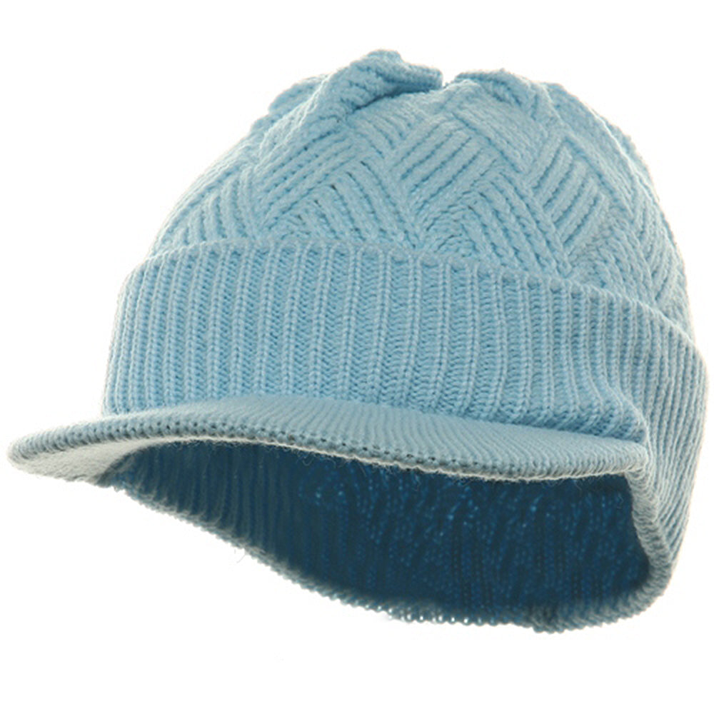 Acrylic Plain Beanie Visor
