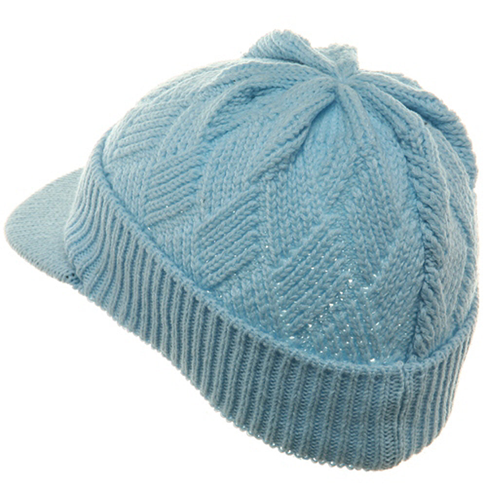 Acrylic Plain Beanie Visor