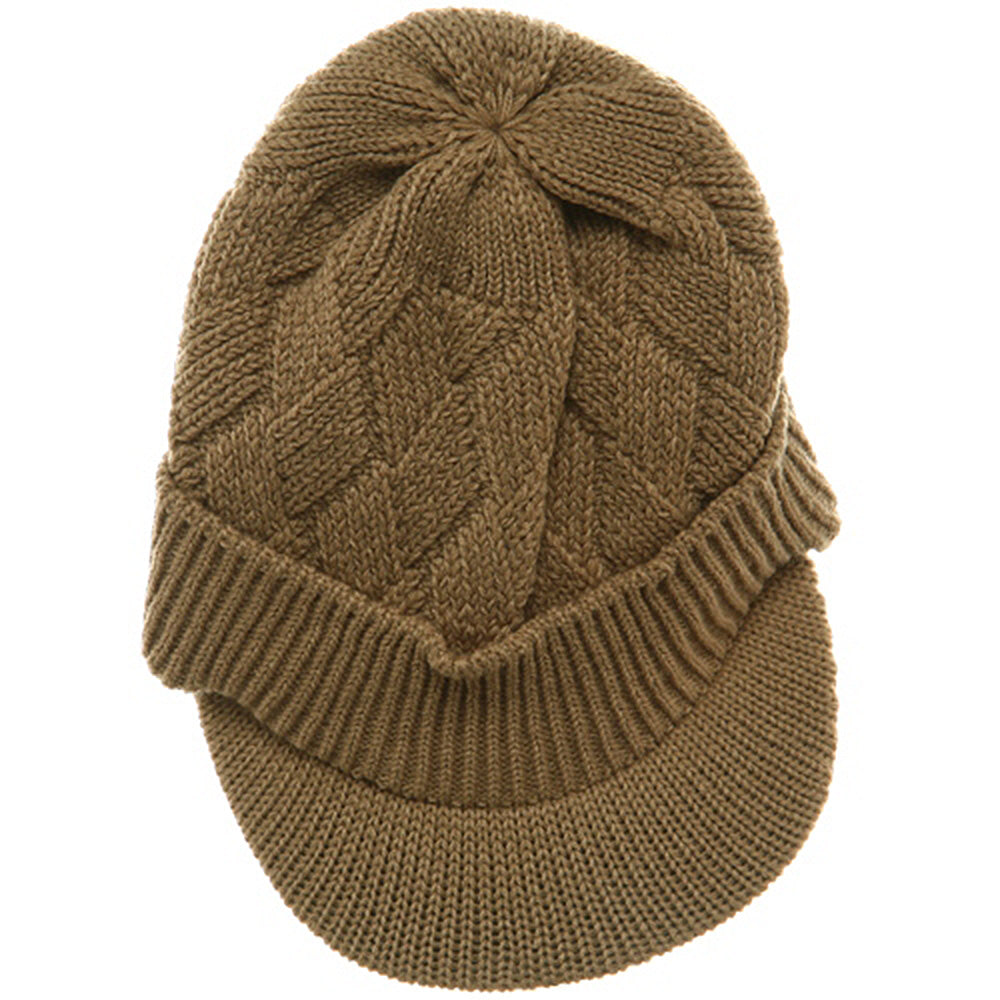 Acrylic Plain Beanie Visor