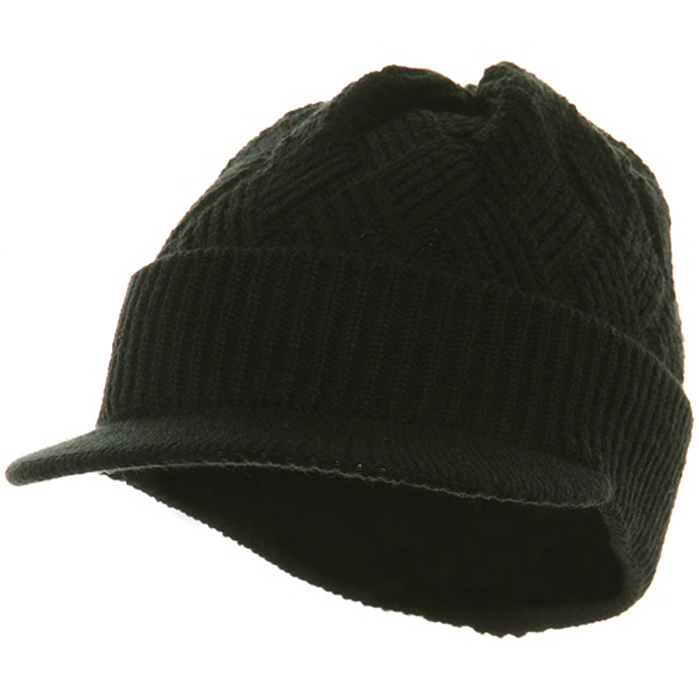 Acrylic Plain Beanie Visor