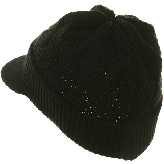 Acrylic Plain Beanie Visor