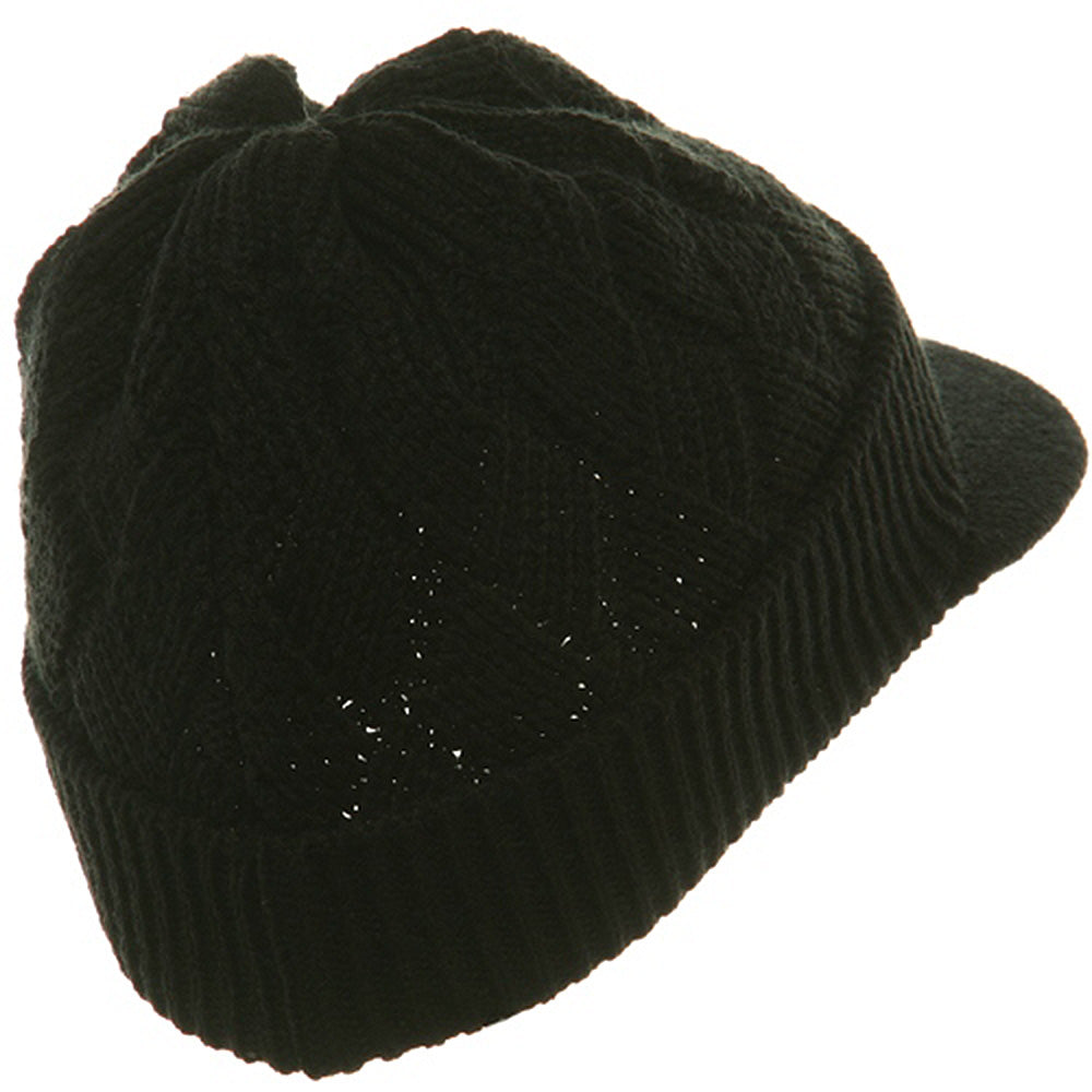 Acrylic Plain Beanie Visor