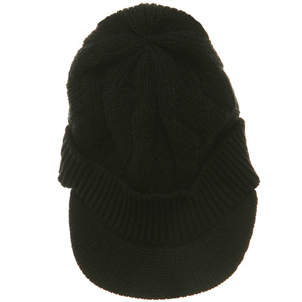Acrylic Plain Beanie Visor