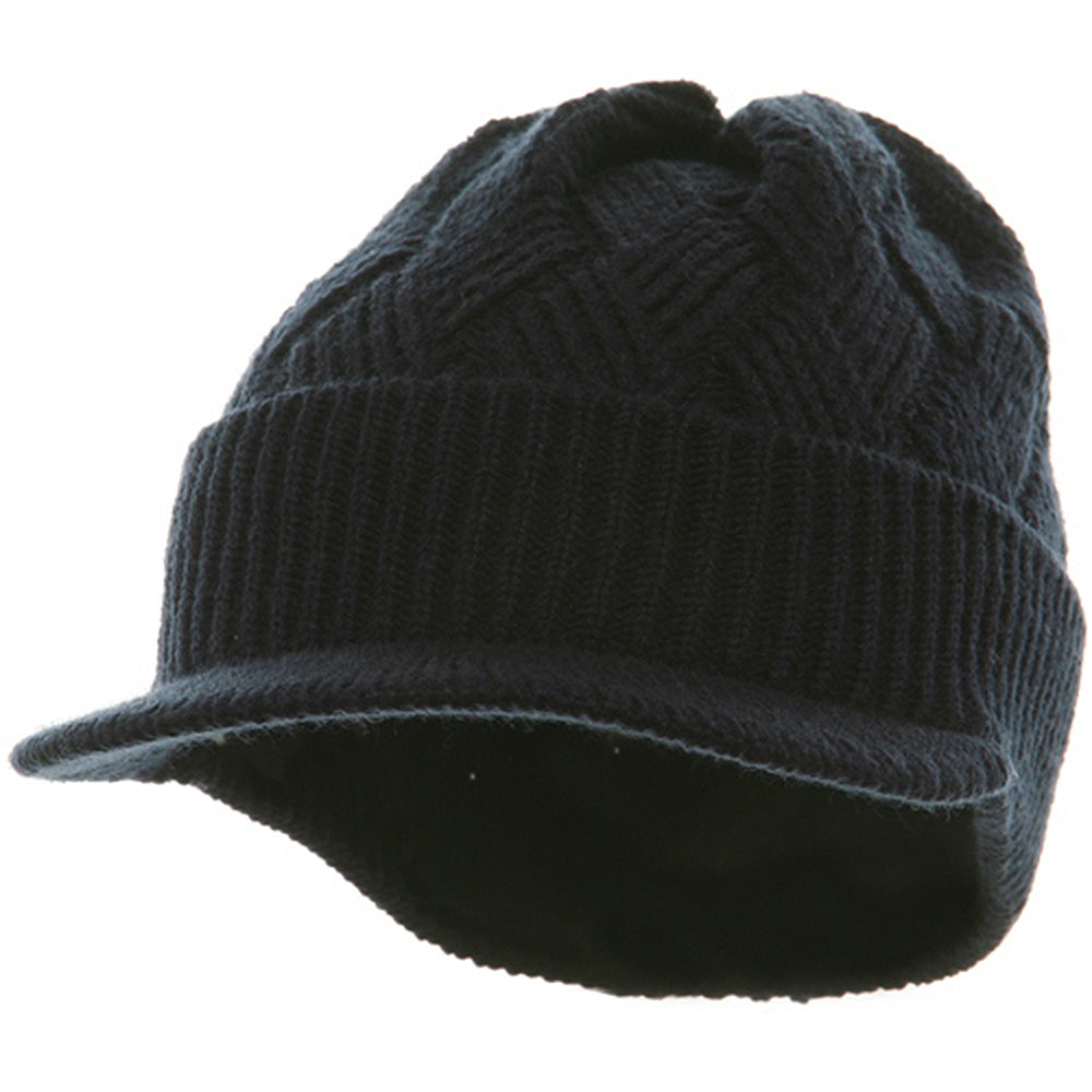 Acrylic Plain Beanie Visor