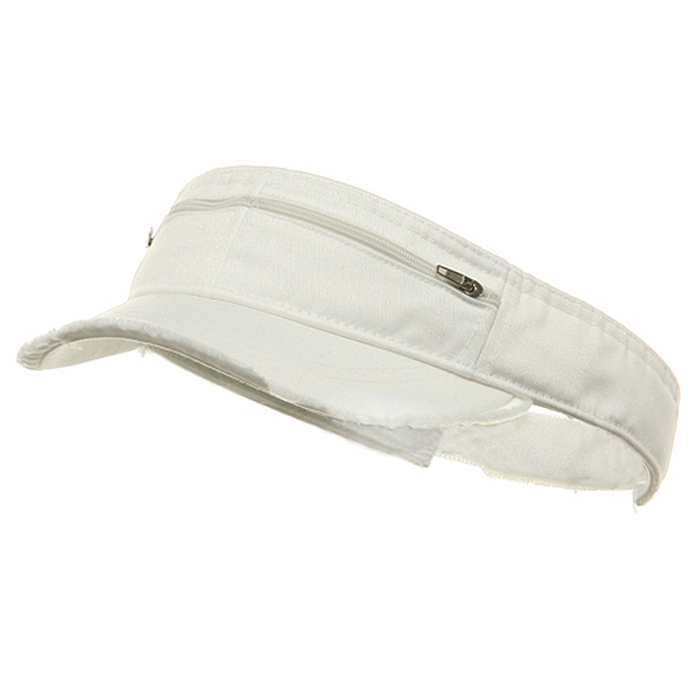 Enzyme Washed Cotton Twill Visor