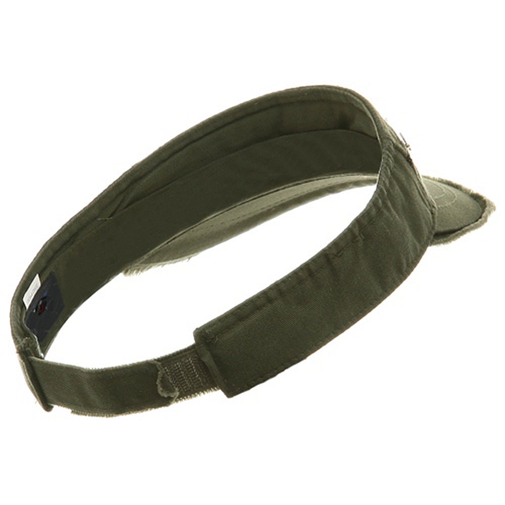 Enzyme Washed Cotton Twill Visor