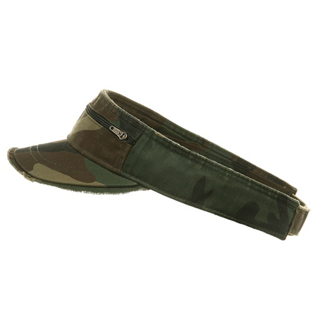 Enzyme Washed Cotton Twill Visor