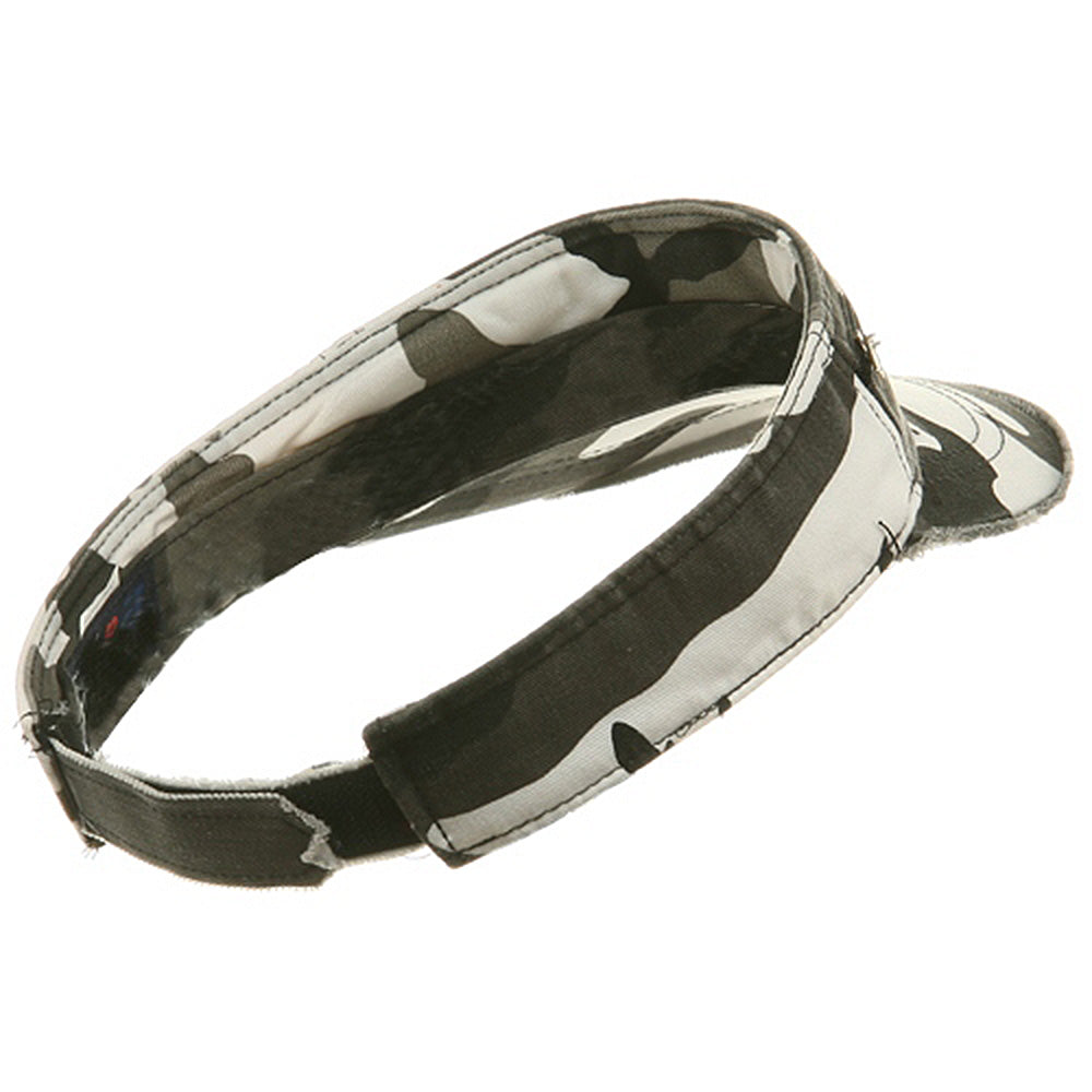 Enzyme Washed Cotton Twill Visor