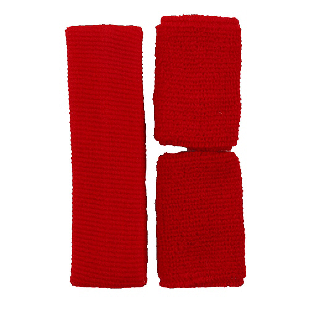 Solid Color Head and Wrist Band Set